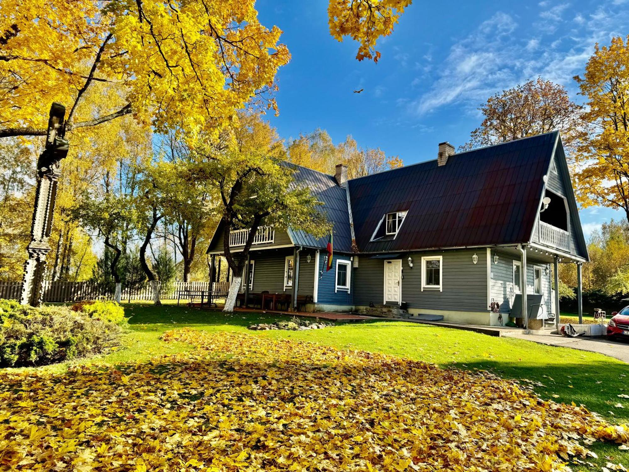 Maple House - Sodyba Tarp Klevu Утена Екстер'єр фото