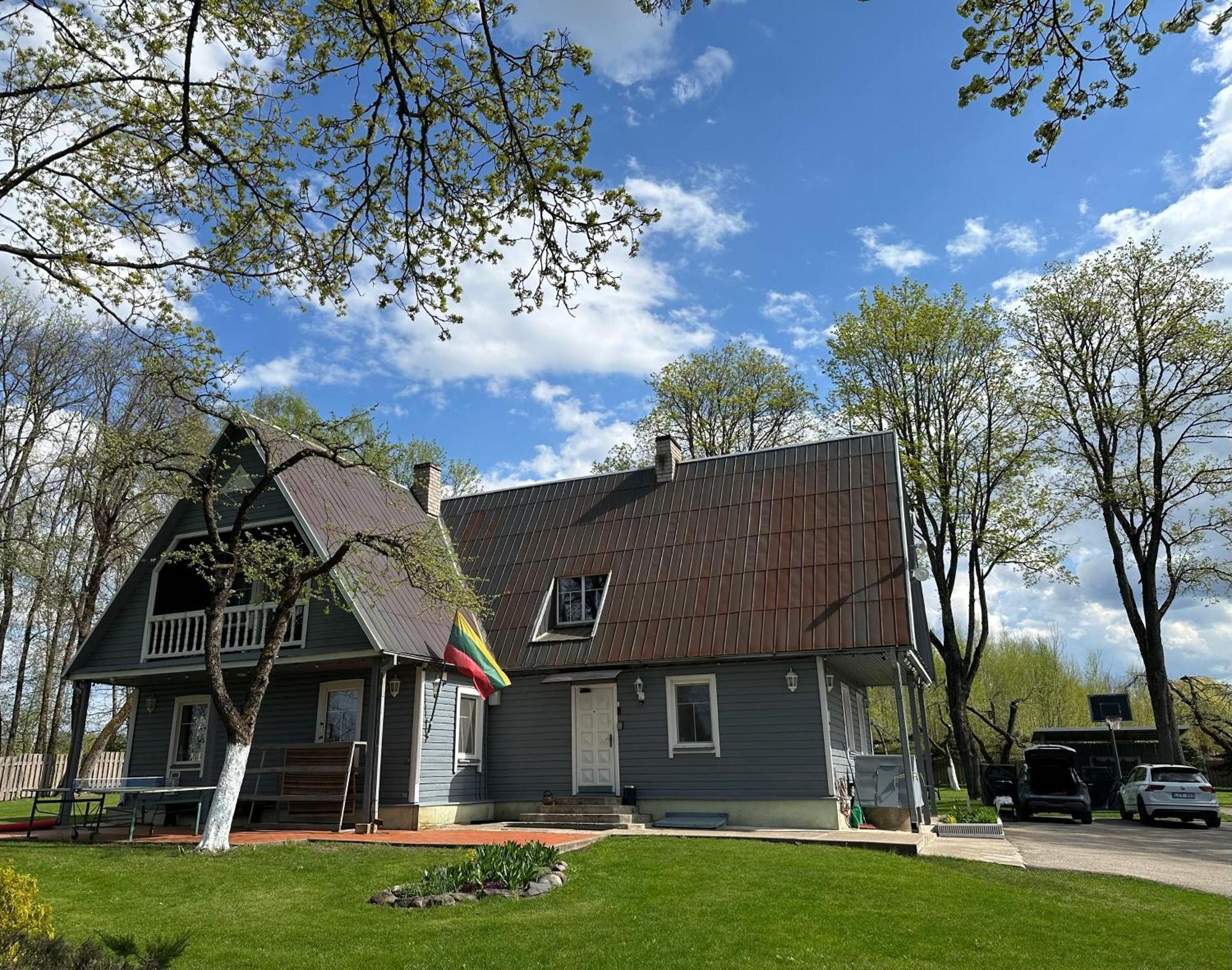 Maple House - Sodyba Tarp Klevu Утена Екстер'єр фото